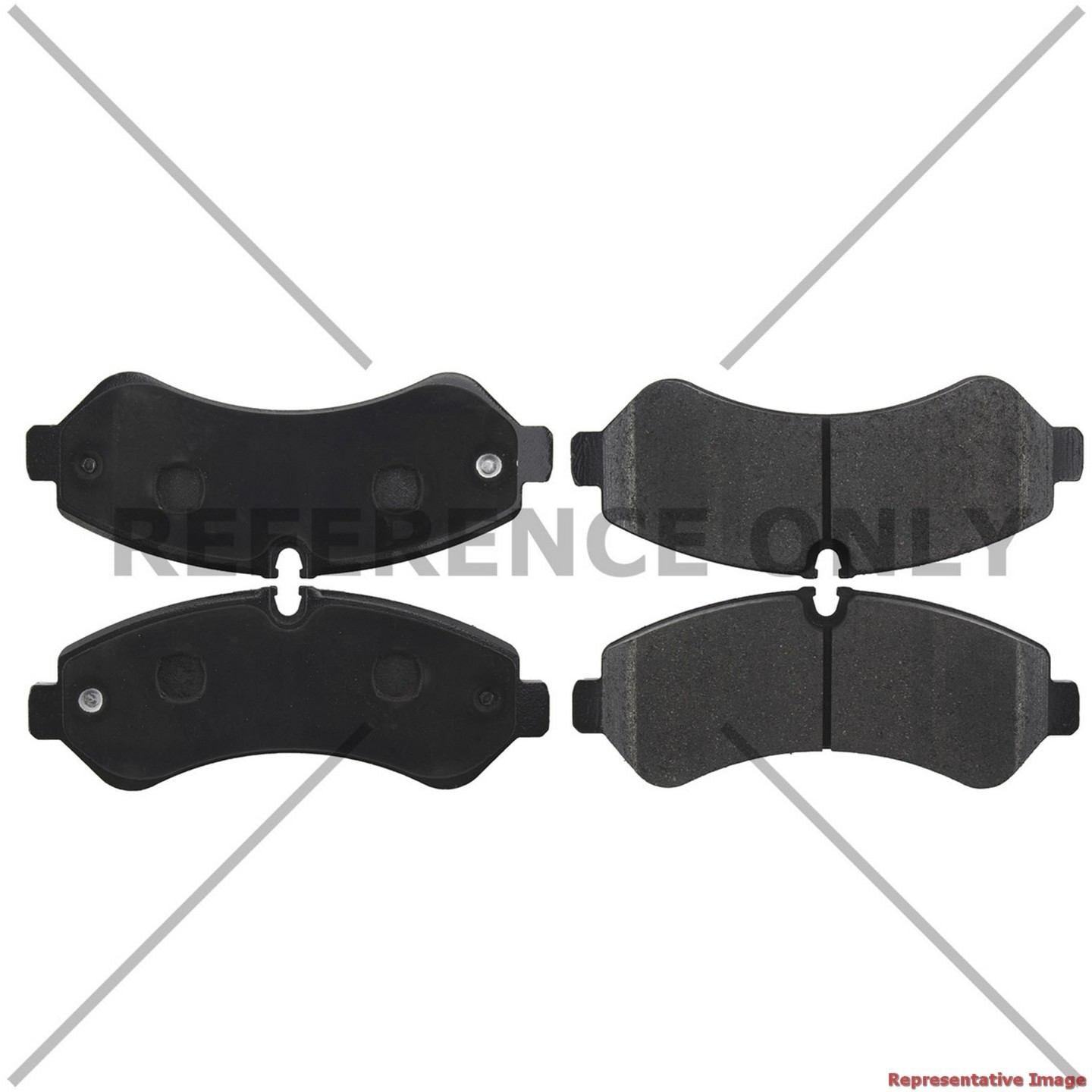 Posi Quiet Disc Brake Pad Set  top view frsport 104.22360