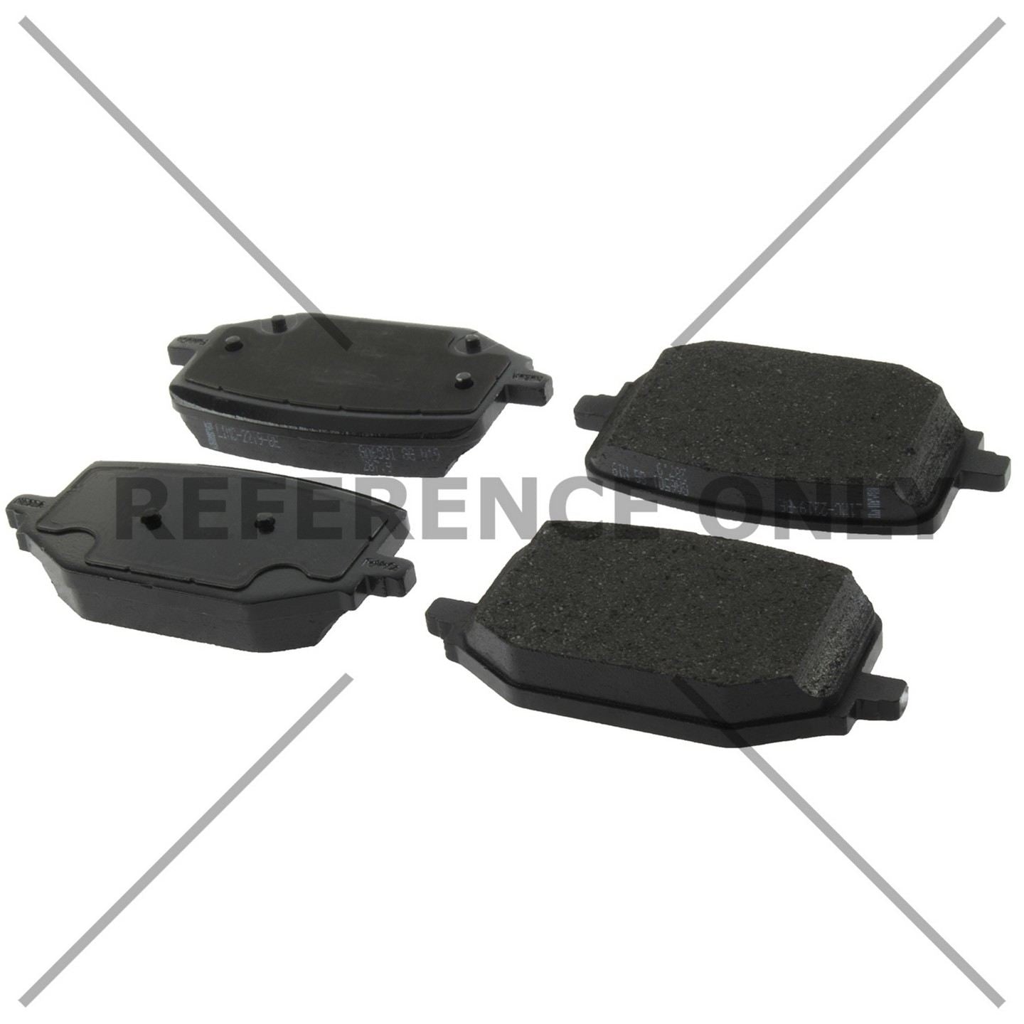 Stoptech Centric 20-21 Ford Police Interceptor Utility Posi-Quiet Semi-Metallic Brake Pads - Rear 104.61241