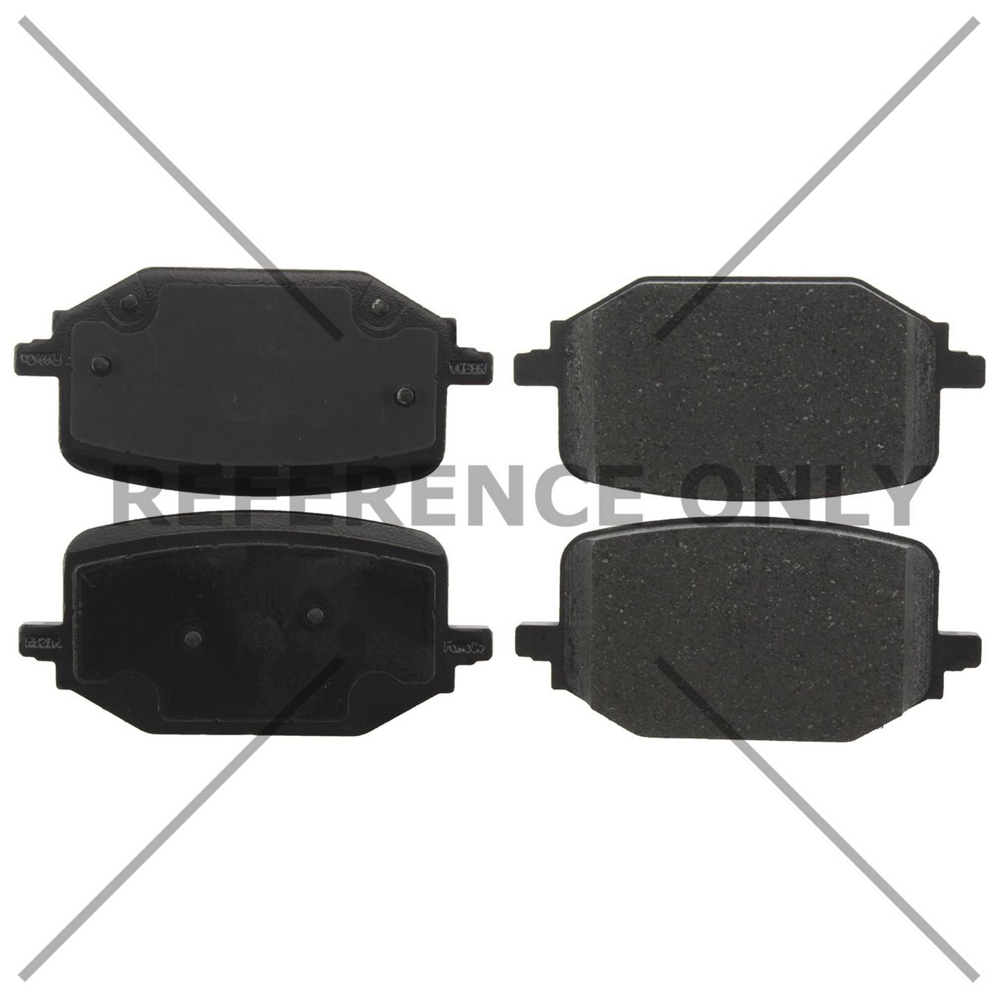 Stoptech Centric 20-21 Ford Police Interceptor Utility Posi-Quiet Semi-Metallic Brake Pads - Rear 104.61241