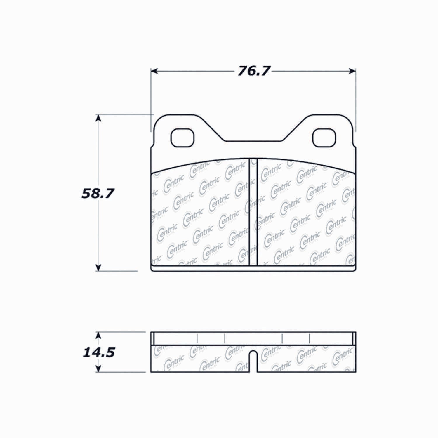 posi quiet ceramic brake pads  frsport 105.01080