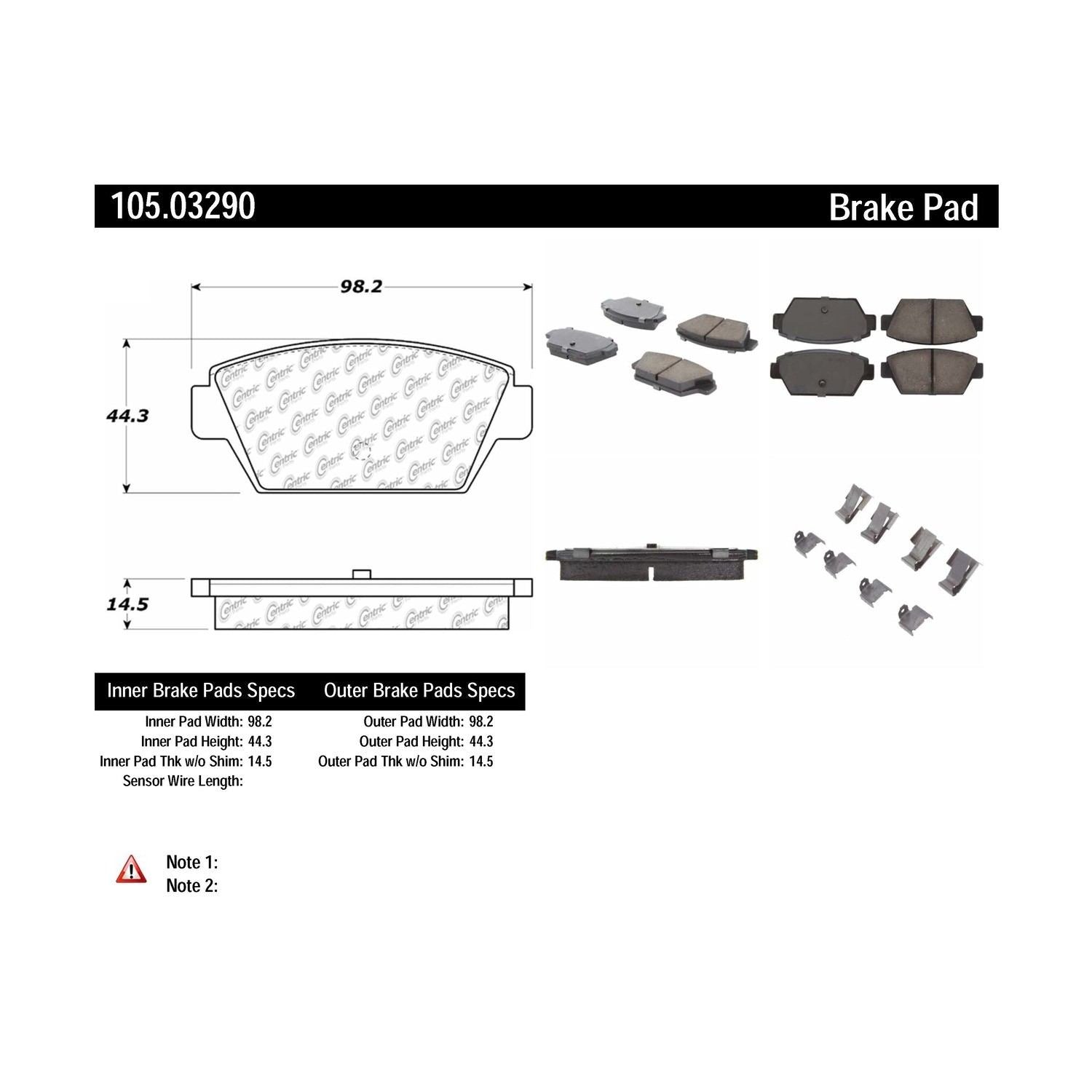 posi quiet ceramic brake pads with hardware  frsport 105.03290