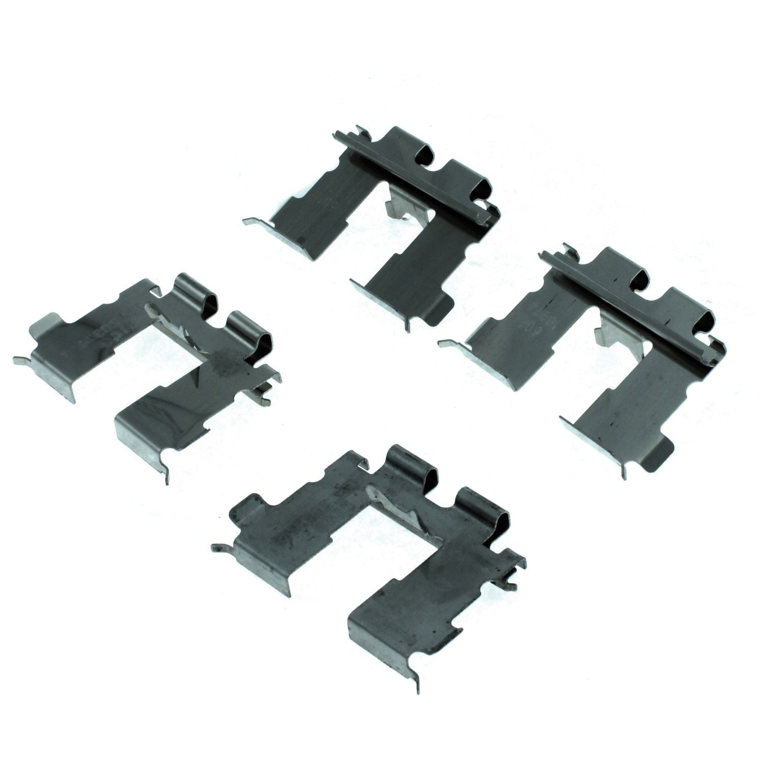 Posi Quiet Ceramic Brake Pads with Hardware  top view frsport 105.04180