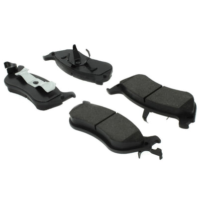 Stoptech Centric Posi-Quiet Ceramic Brake Pads w/Shims & Hardware - Rear 105.06740