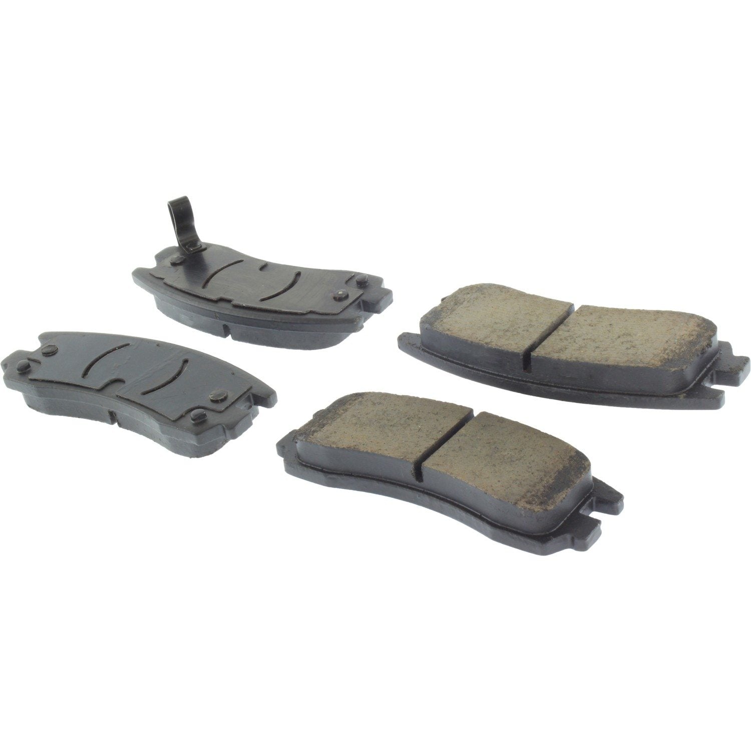 Posi Quiet Ceramic Brake Pads with Hardware  top view frsport 105.06980