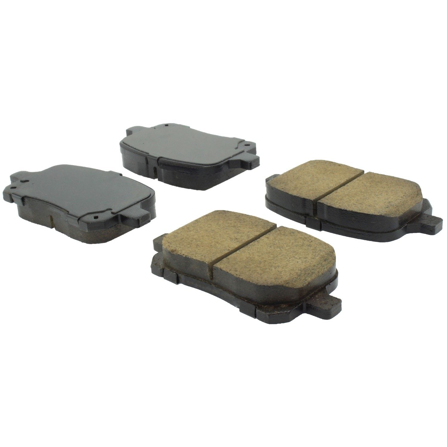 Posi Quiet Ceramic Brake Pads with Hardware  top view frsport 105.07070