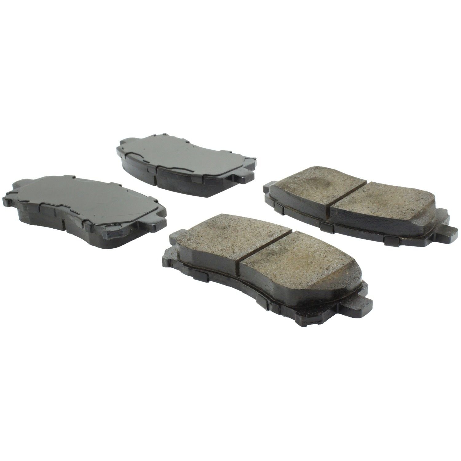 Posi Quiet Ceramic Brake Pads with Hardware  top view frsport 105.07210