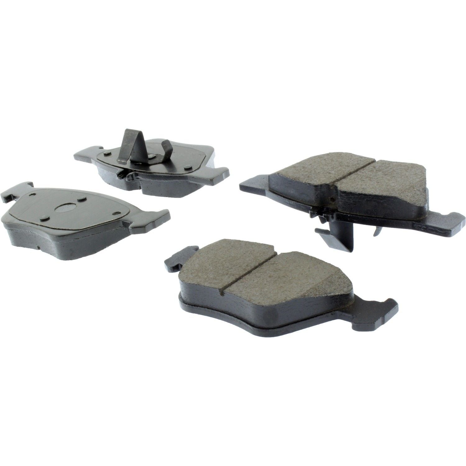 Posi Quiet Ceramic Brake Pads with Hardware  top view frsport 105.07400