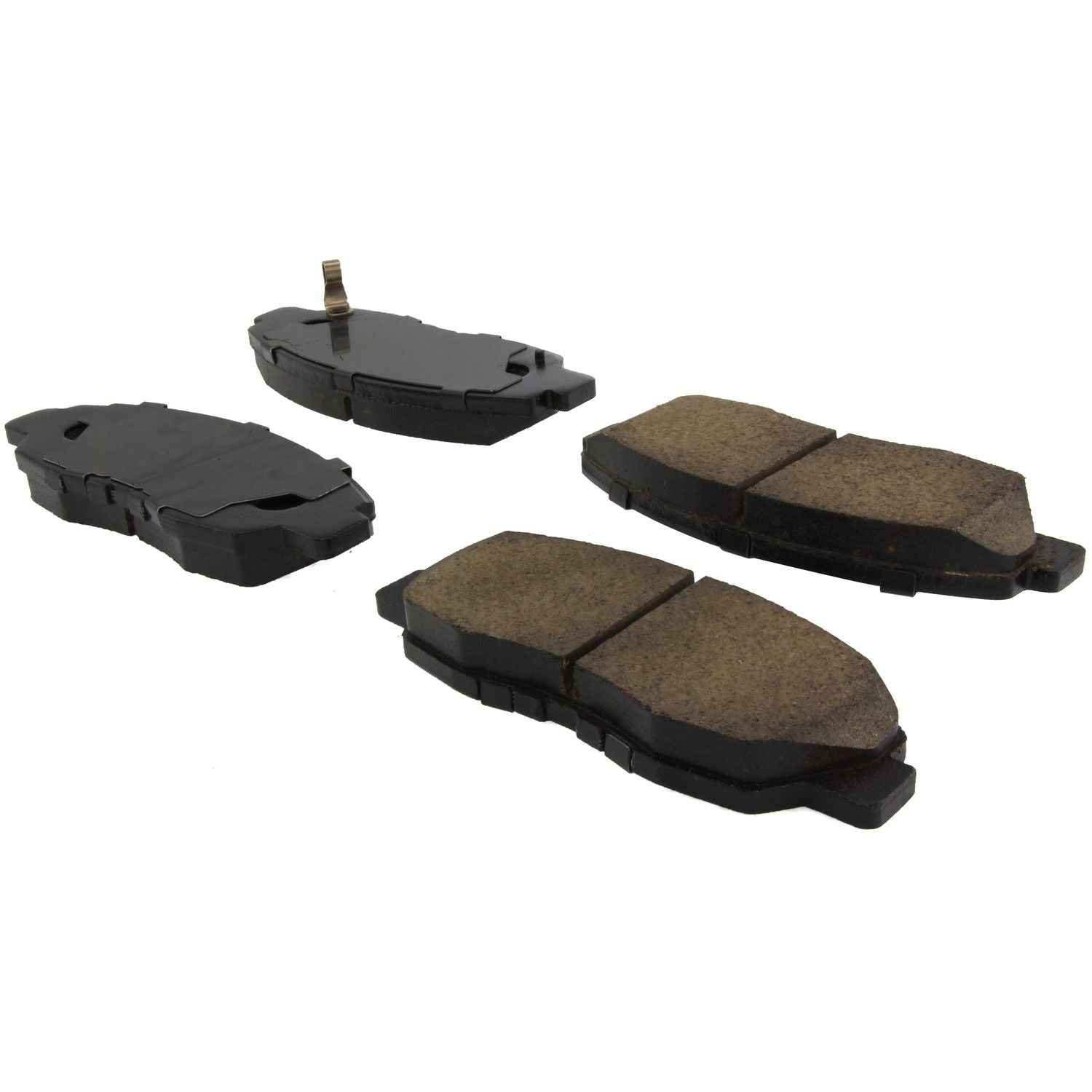 Posi Quiet Ceramic Brake Pads with Hardware  top view frsport 105.07641