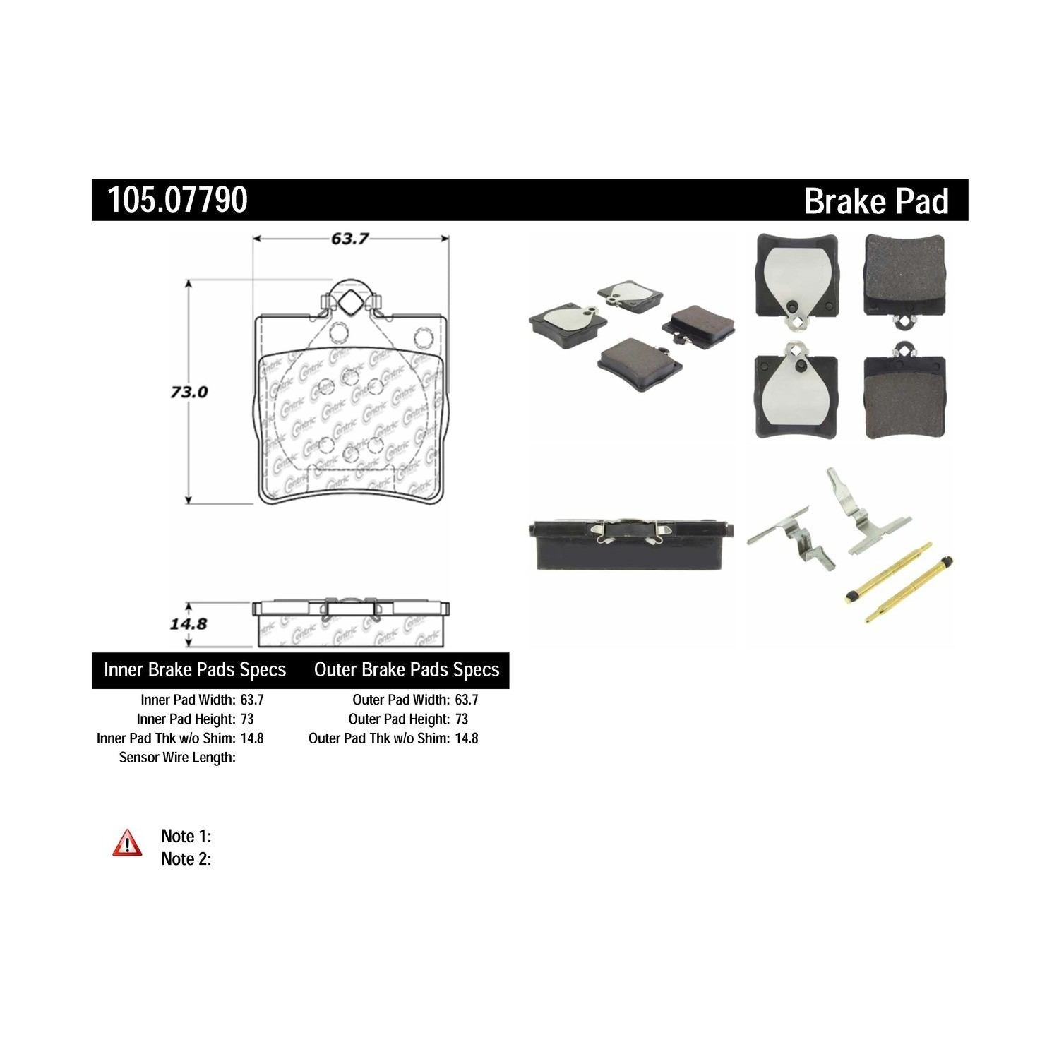 posi quiet ceramic brake pads with hardware  frsport 105.07790