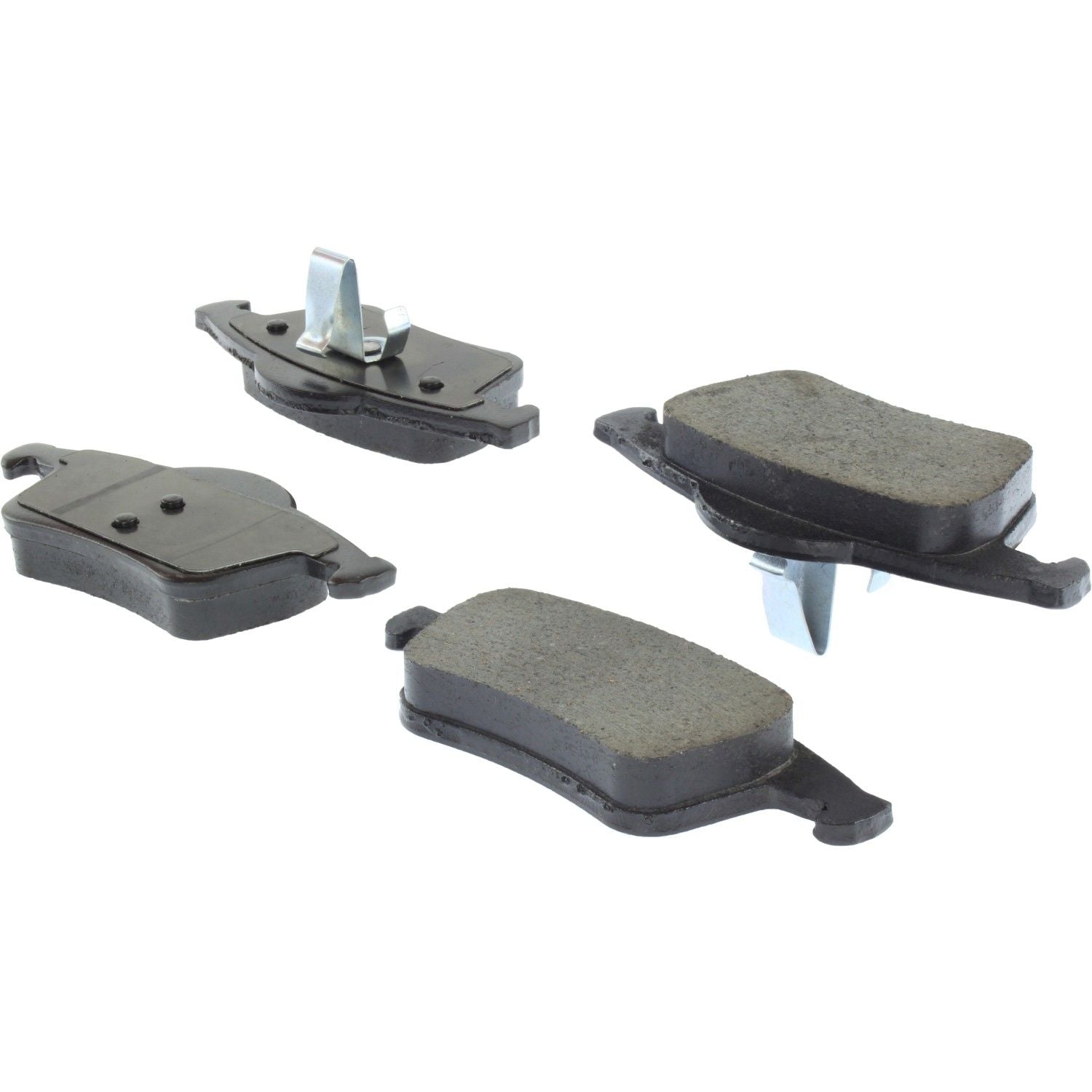 Posi Quiet Ceramic Brake Pads with Hardware  top view frsport 105.07950