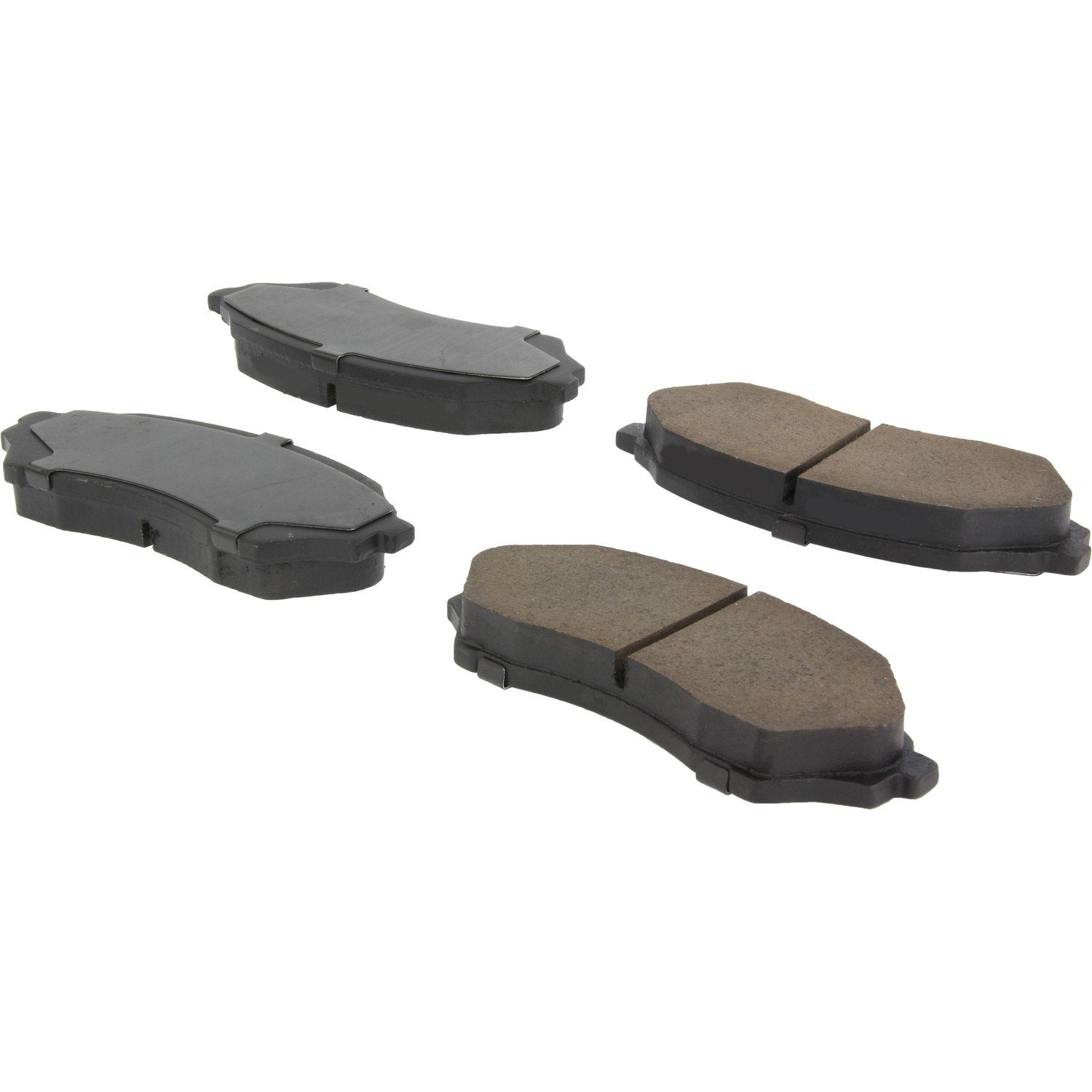 Posi Quiet Ceramic Brake Pads with Hardware  top view frsport 105.07980