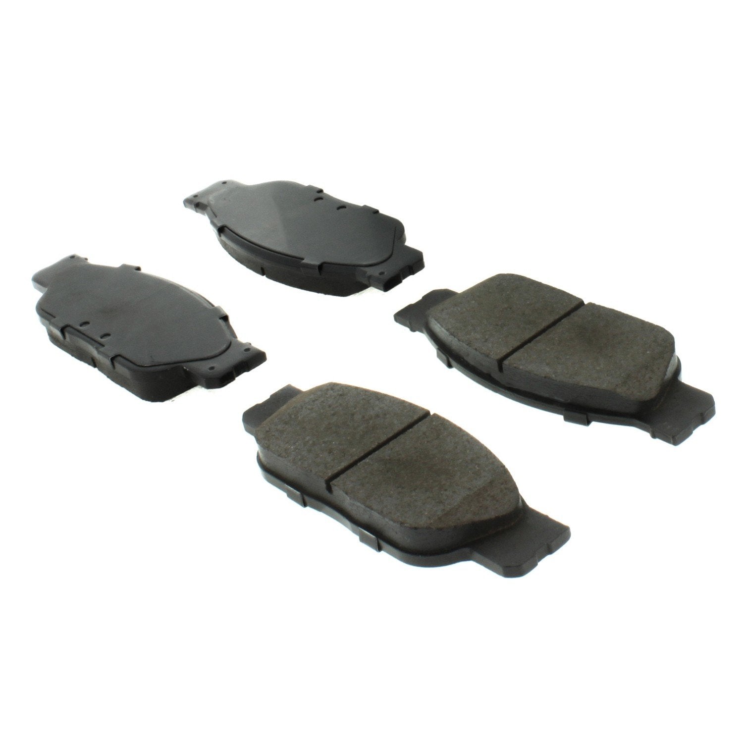 Posi Quiet Ceramic Brake Pads with Hardware  top view frsport 105.08120