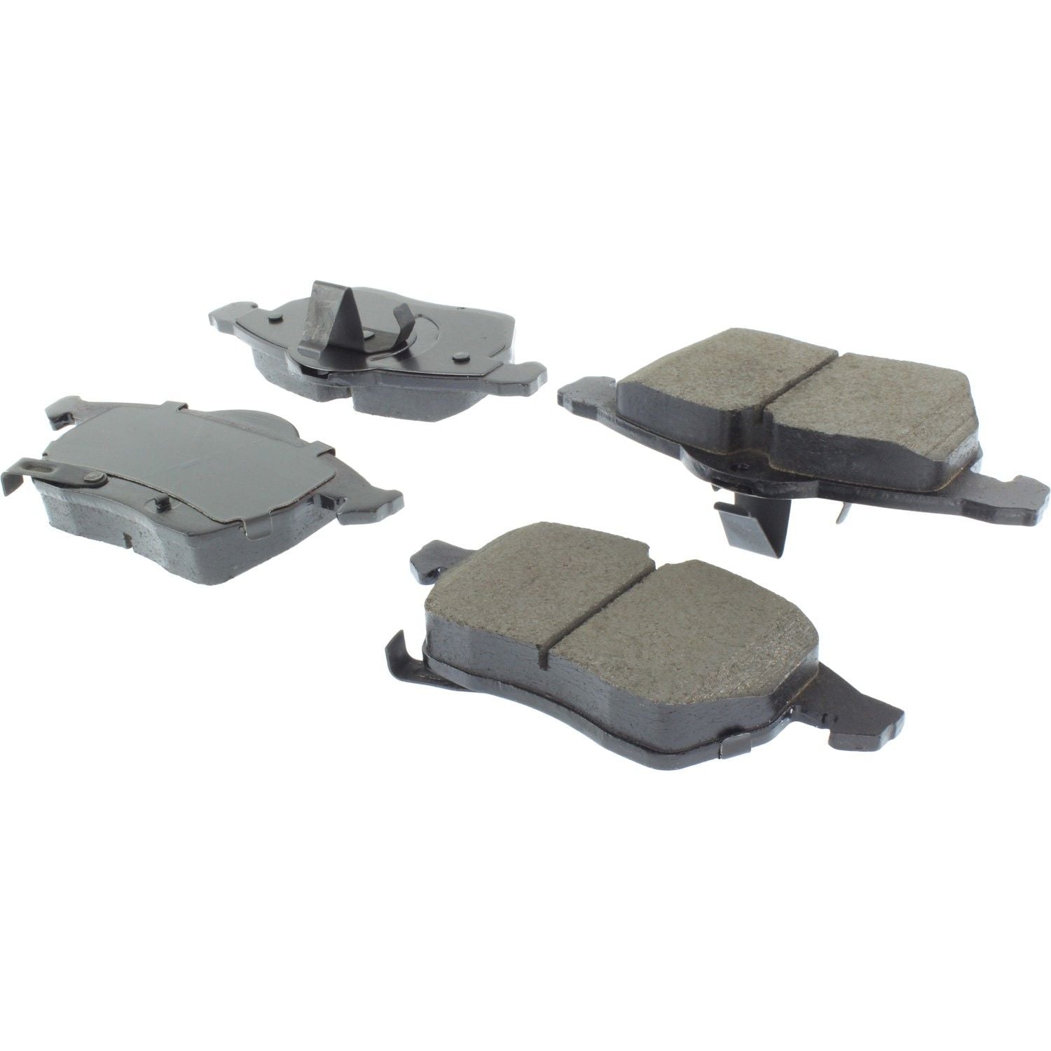 Posi Quiet Ceramic Brake Pads with Hardware  top view frsport 105.08190