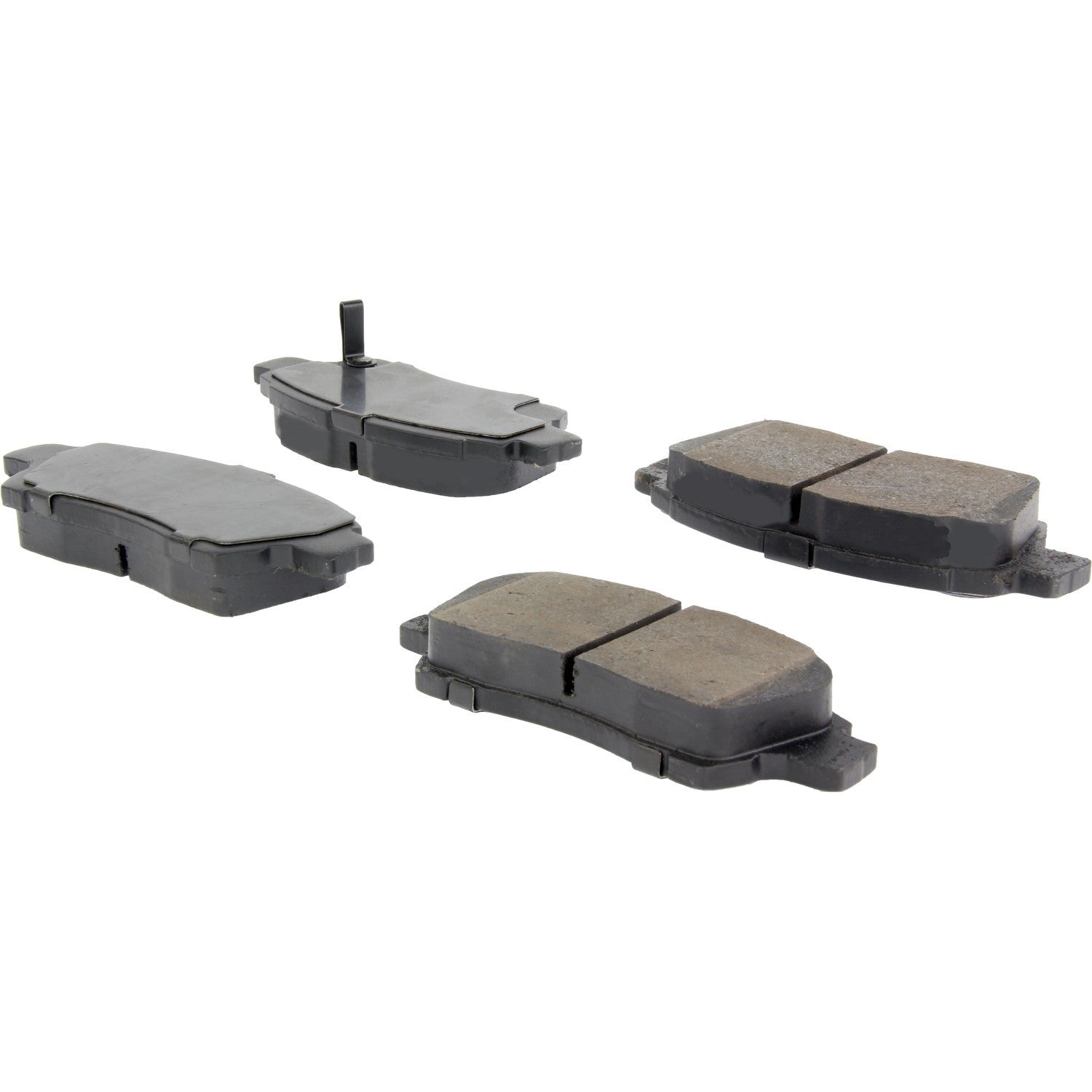 Posi Quiet Ceramic Brake Pads with Hardware  top view frsport 105.08310