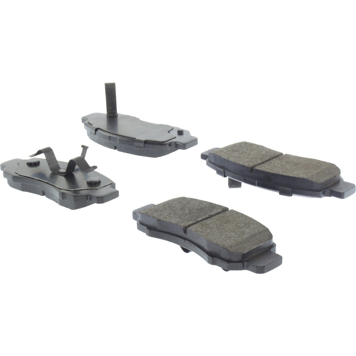 Posi Quiet Ceramic Brake Pads with Hardware  top view frsport 105.08320