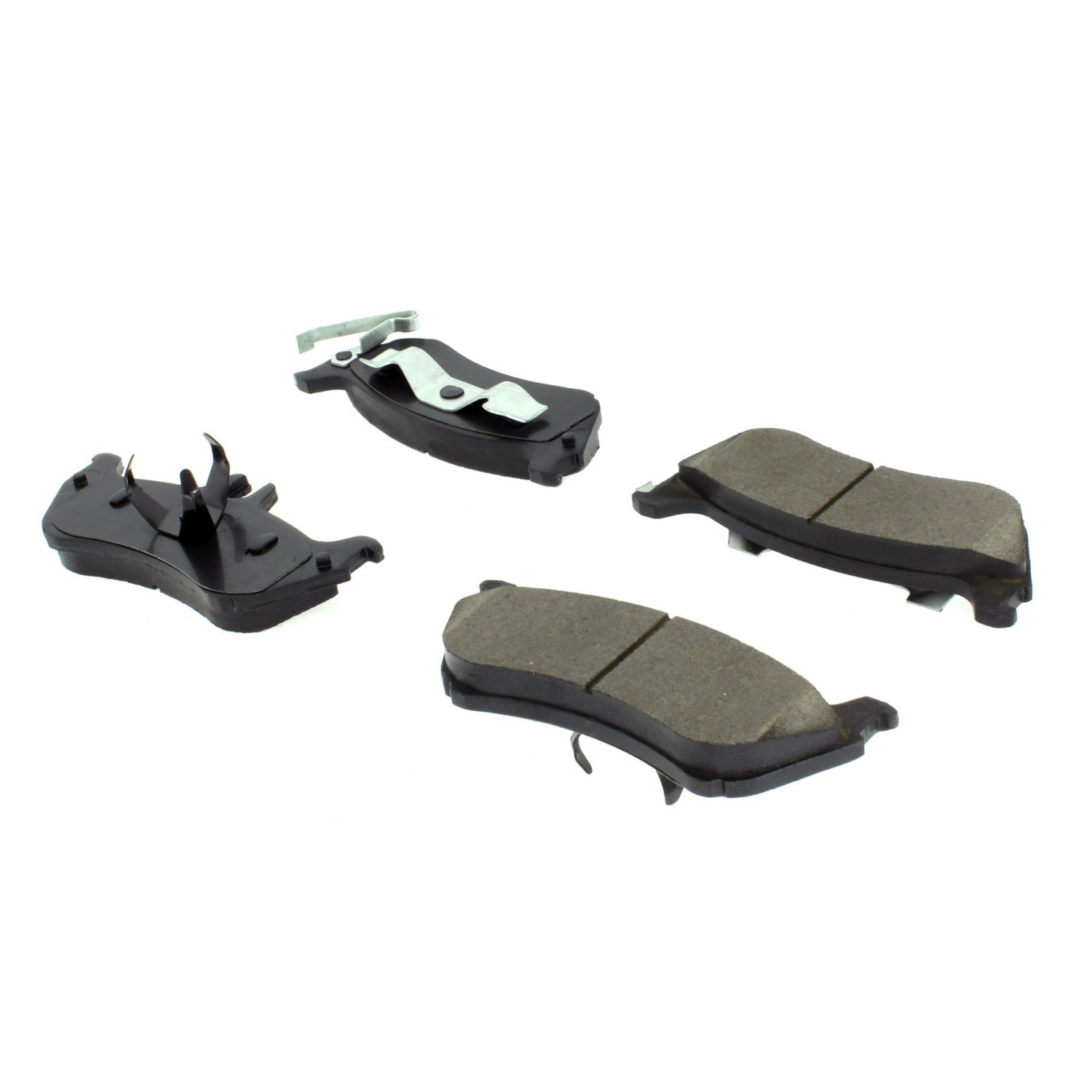 Posi Quiet Ceramic Brake Pads with Hardware  top view frsport 105.08750