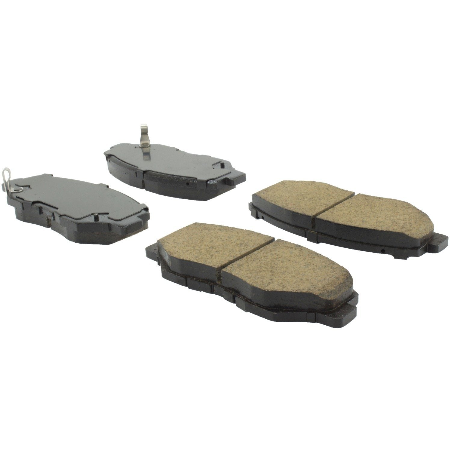 Posi Quiet Ceramic Brake Pads with Hardware  top view frsport 105.09140