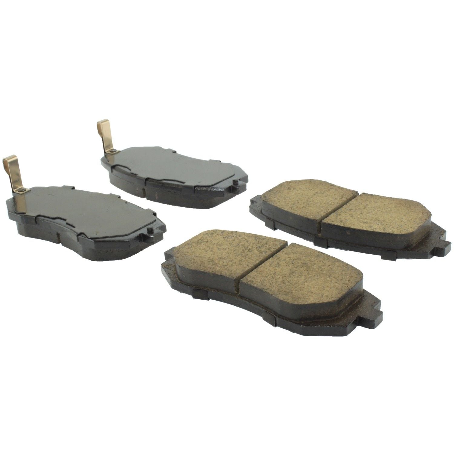 Posi Quiet Ceramic Brake Pads with Hardware  top view frsport 105.09290