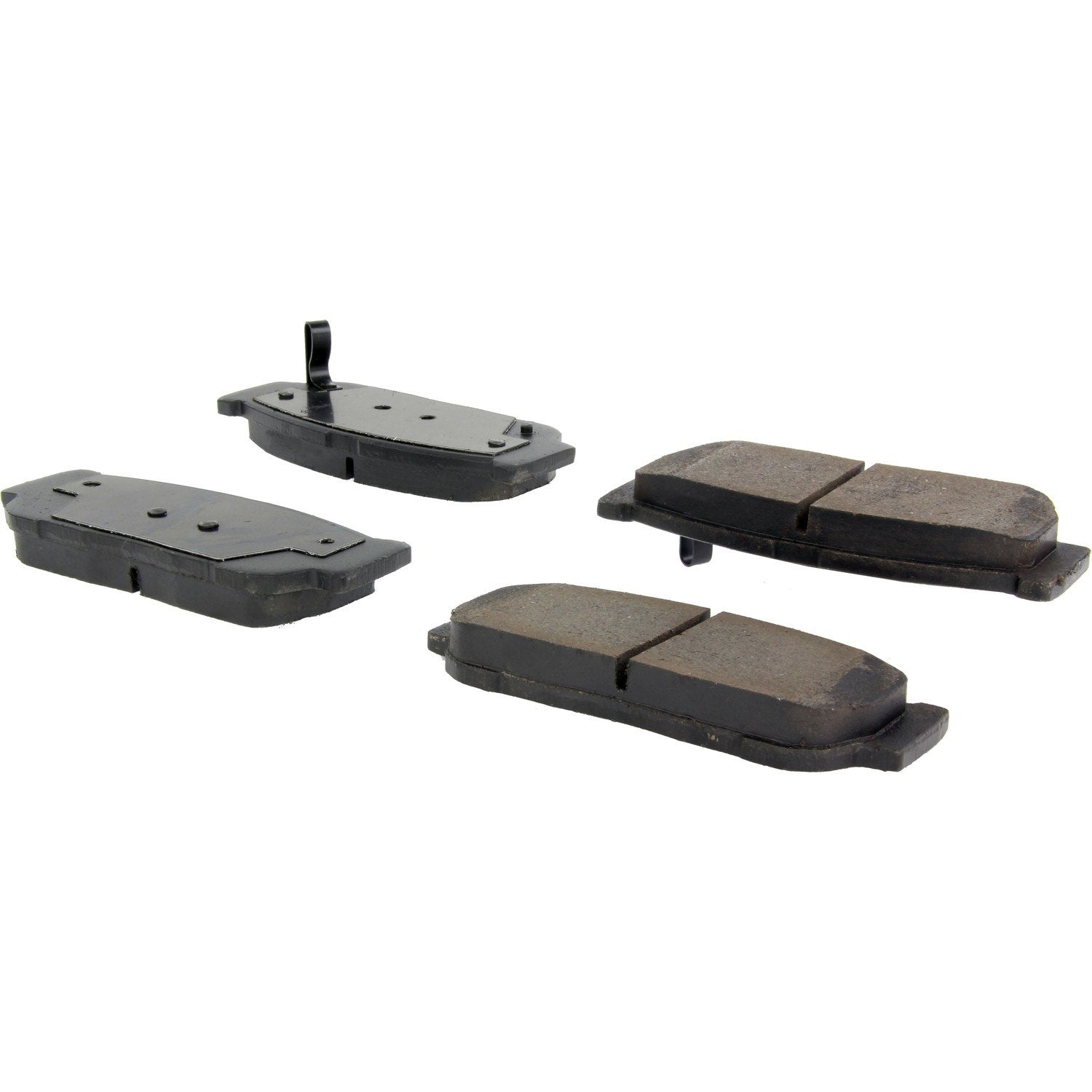 Posi Quiet Ceramic Brake Pads with Hardware  top view frsport 105.09540