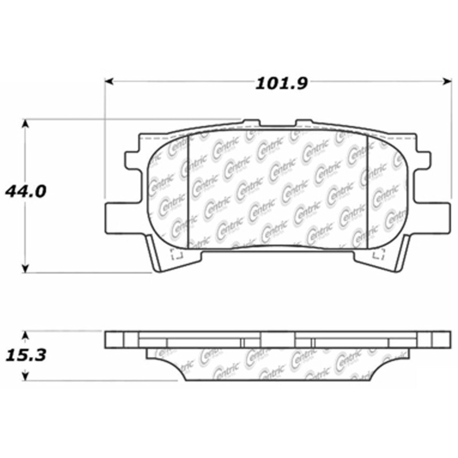 posi quiet ceramic brake pads with hardware  frsport 105.09960