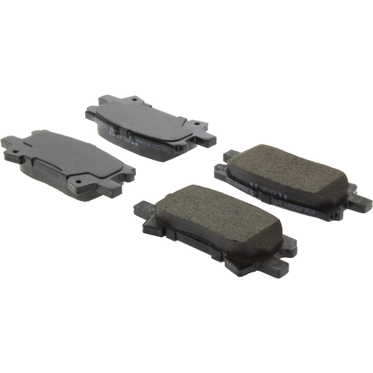 Stoptech PosiQuiet 04-07 Toyota Highlander Rear Ceramic Brake Pads 105.09960