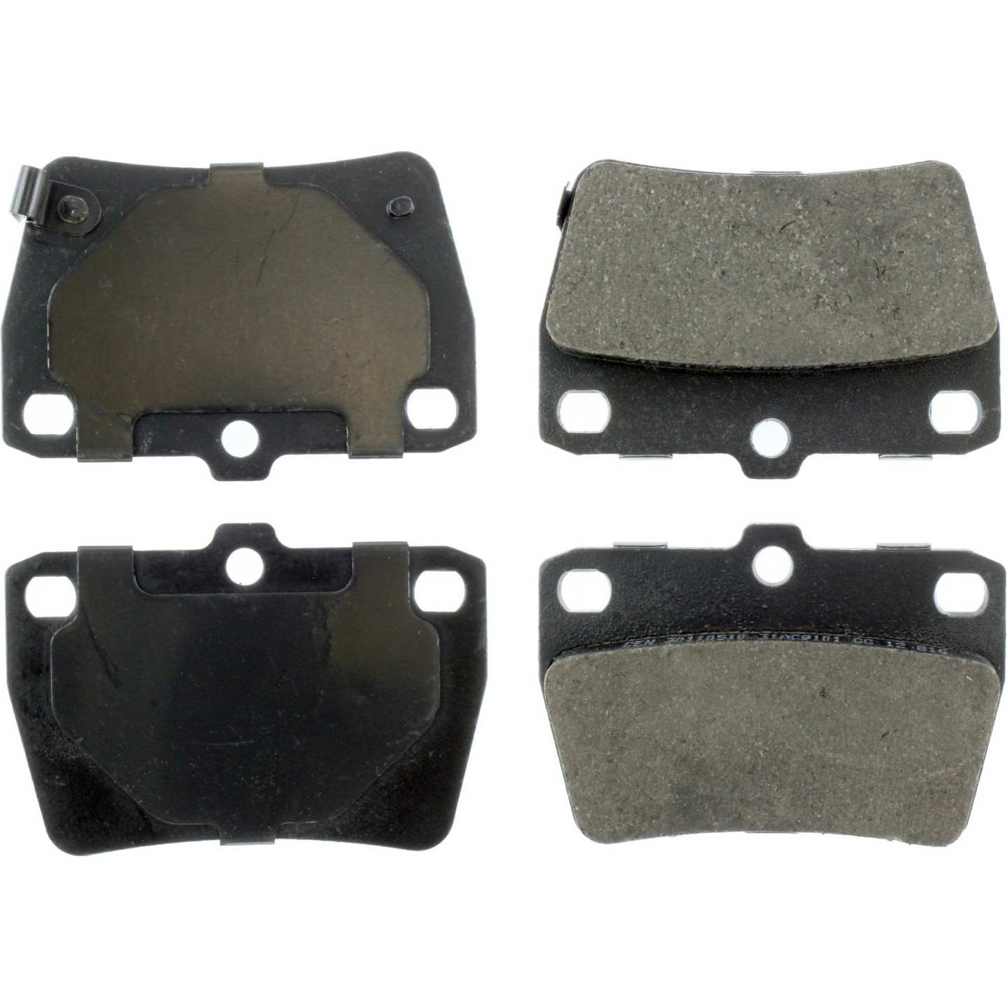 Stoptech PosiQuiet 04-05 Rav 4 Rear Disc USA Rear Ceramic Brake Pads 105.10510