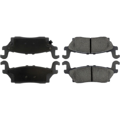 Stoptech Centric Posi-Quiet Ceramic Brake Pads w/Shims & Hardware - Rear 105.11200