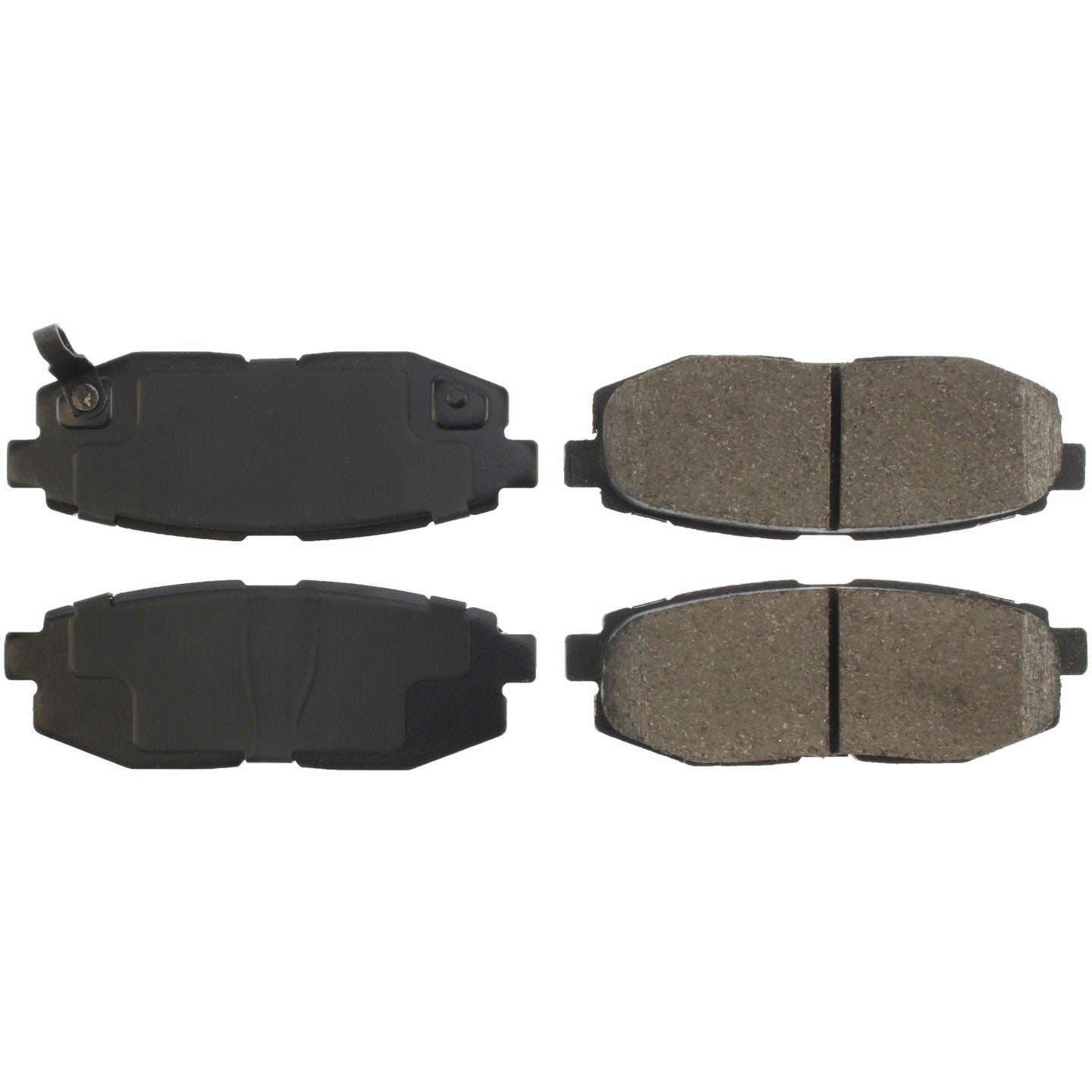 Stoptech PosiQuiet 2008 Subaru Tribeca Ceramic Rear Brake Pads 105.11240