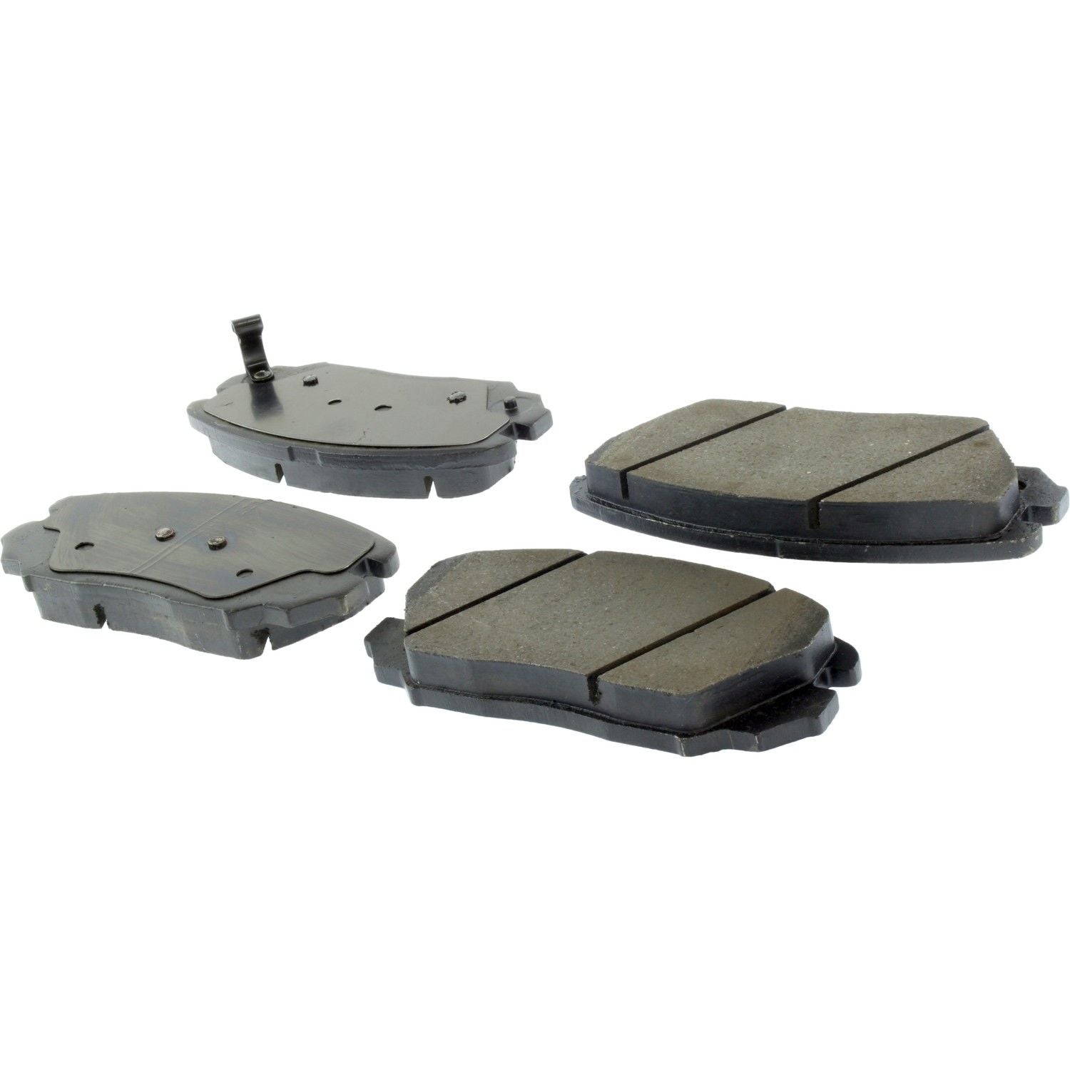 Posi Quiet Ceramic Brake Pads with Hardware  top view frsport 105.11250