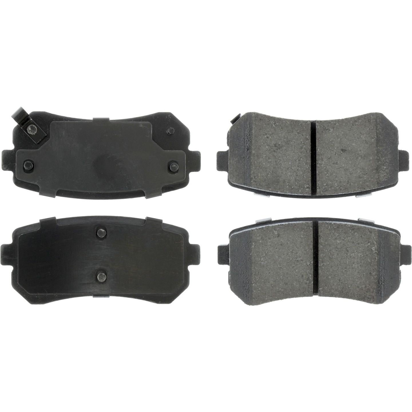 Stoptech PosiQuiet 11-16 Kia Sportage Rear Ceramic Brake Pads 105.11570