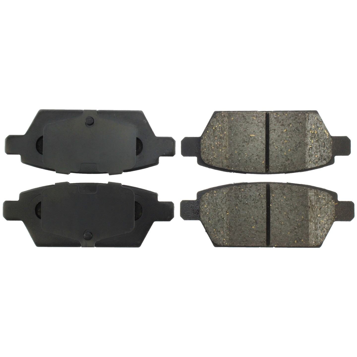 Stoptech PosiQuiet 06-08 Ford Fusion / 07-08 Lincoln MKZ / 06-08 Mazda 6 Ceramic Rear Brake Pads 105.11610