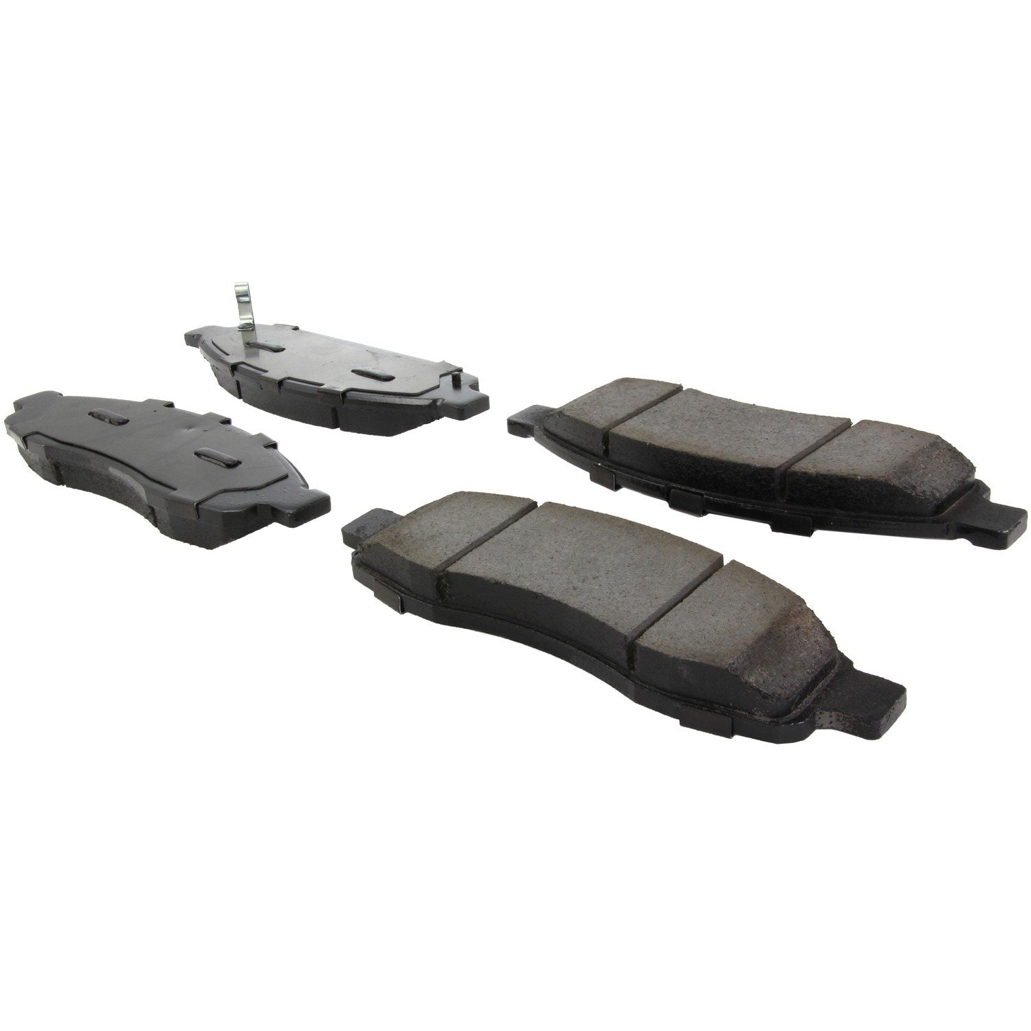 Posi Quiet Ceramic Brake Pads with Hardware  top view frsport 105.11830