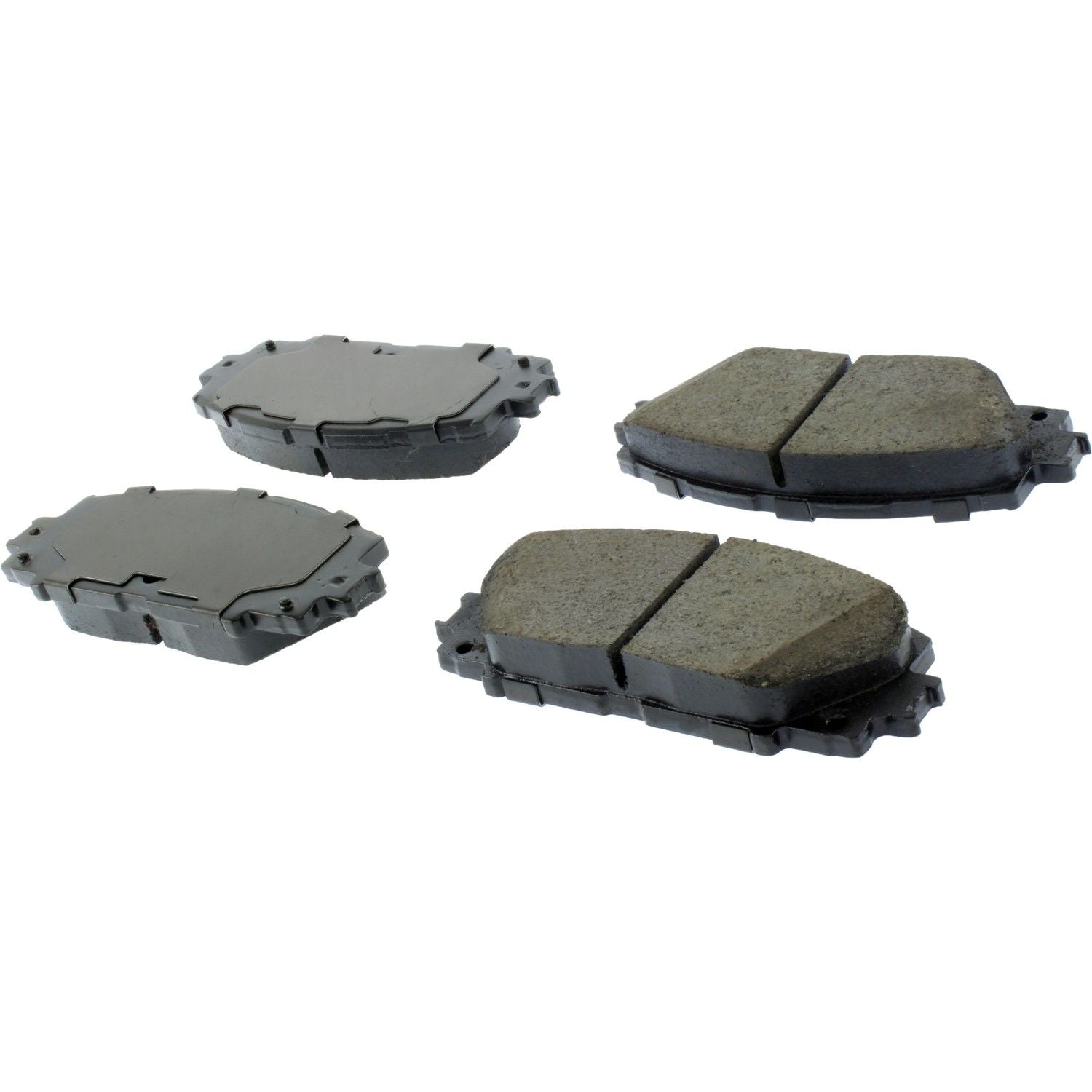 Posi Quiet Ceramic Brake Pads with Hardware  top view frsport 105.11840