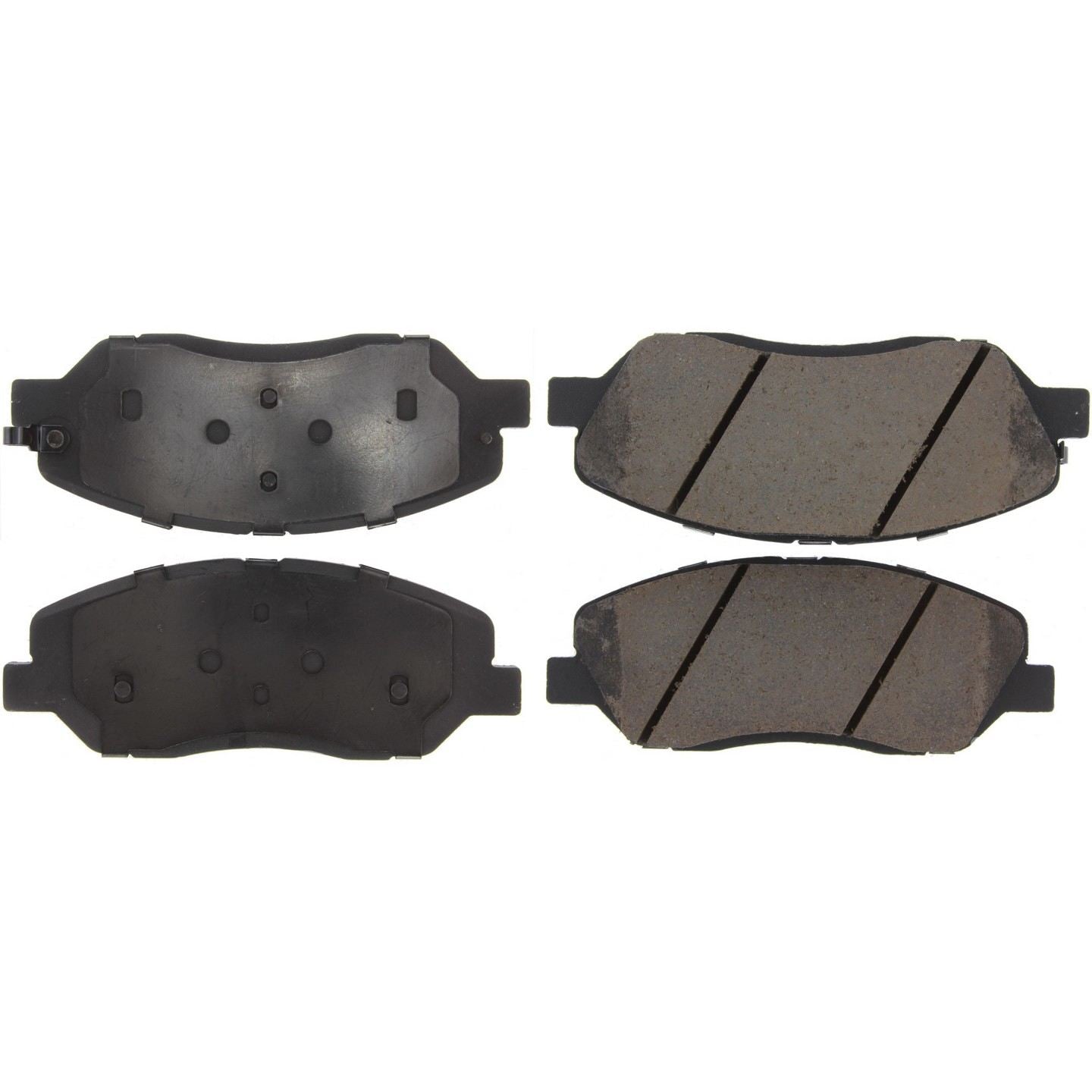 Stoptech PosiQuiet 06-12 Kia Sedona / 07-09 Hyundai Santa Fe Premium Front Brake Pads 105.12020