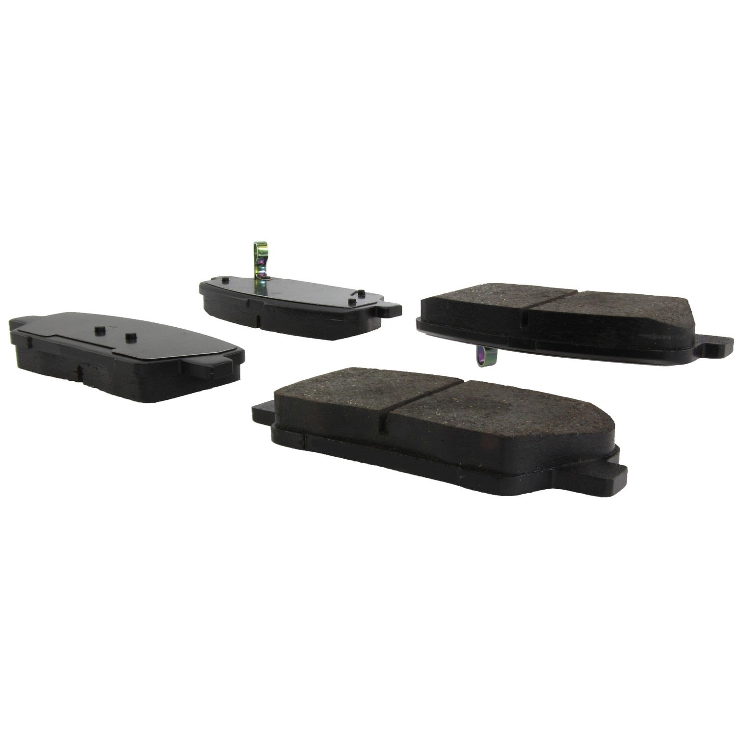 Posi Quiet Ceramic Brake Pads with Hardware  top view frsport 105.12841