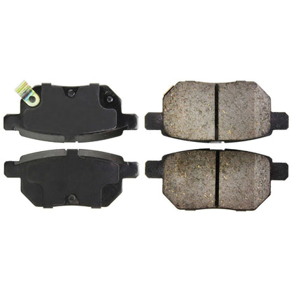 Stoptech PosiQuiet 09-10 Pontiac Vibe / 11-13 Scion tC / 09-12 Toyota Matrix Rear Ceramic Brake Pads 105.13540