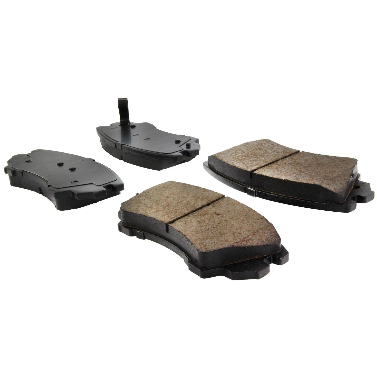 Posi Quiet Ceramic Brake Pads with Hardware  top view frsport 105.14040