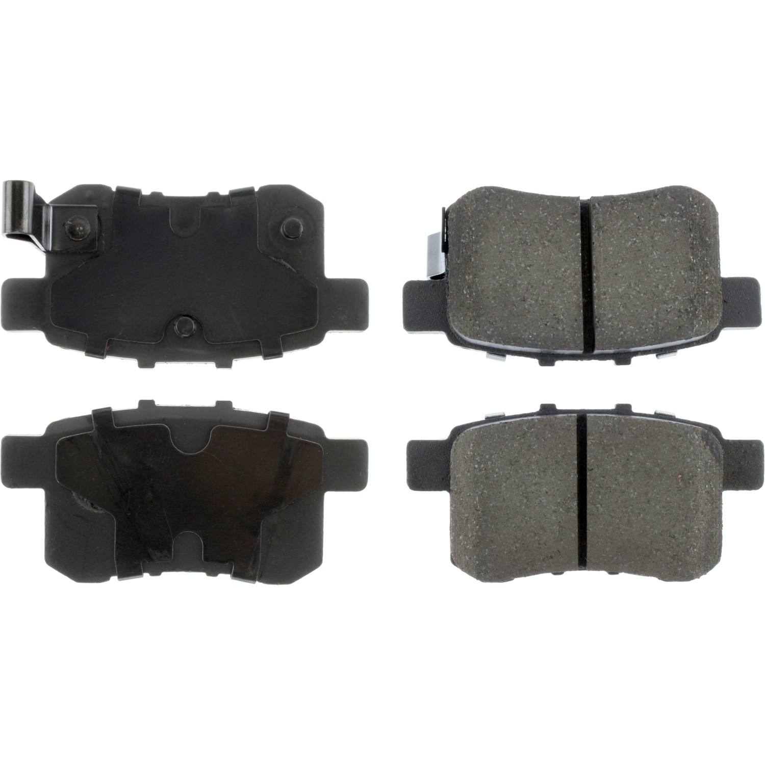 Posi Quiet Ceramic Brake Pads with Hardware  top view frsport 105.14510