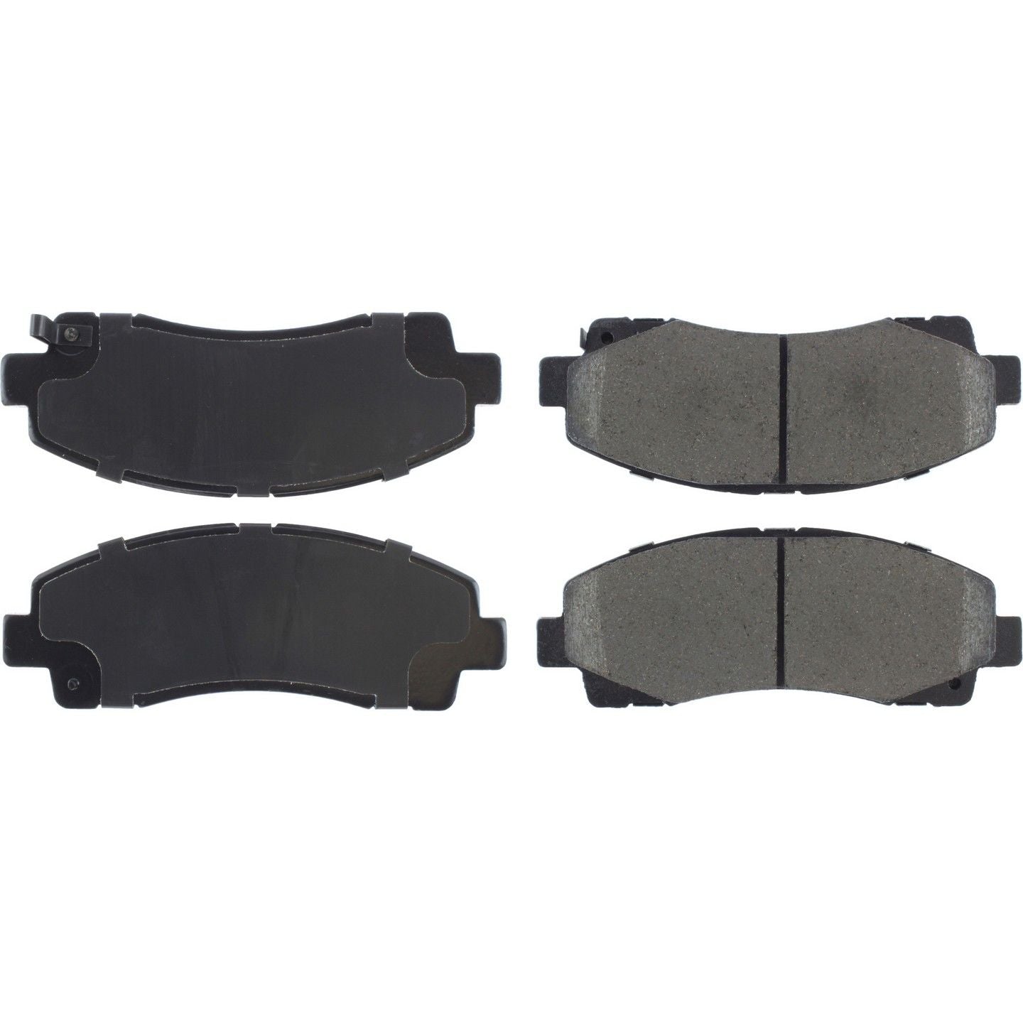 Posi Quiet Ceramic Brake Pads with Hardware  top view frsport 105.15840