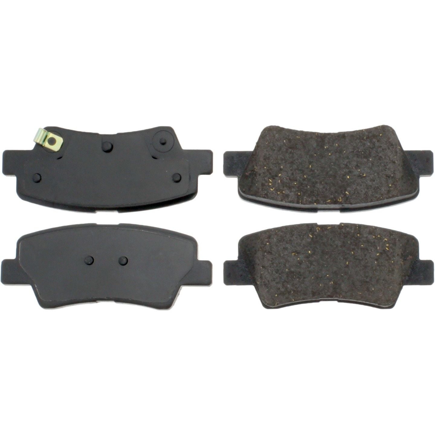 Posi Quiet Ceramic Brake Pads with Hardware  top view frsport 105.15940