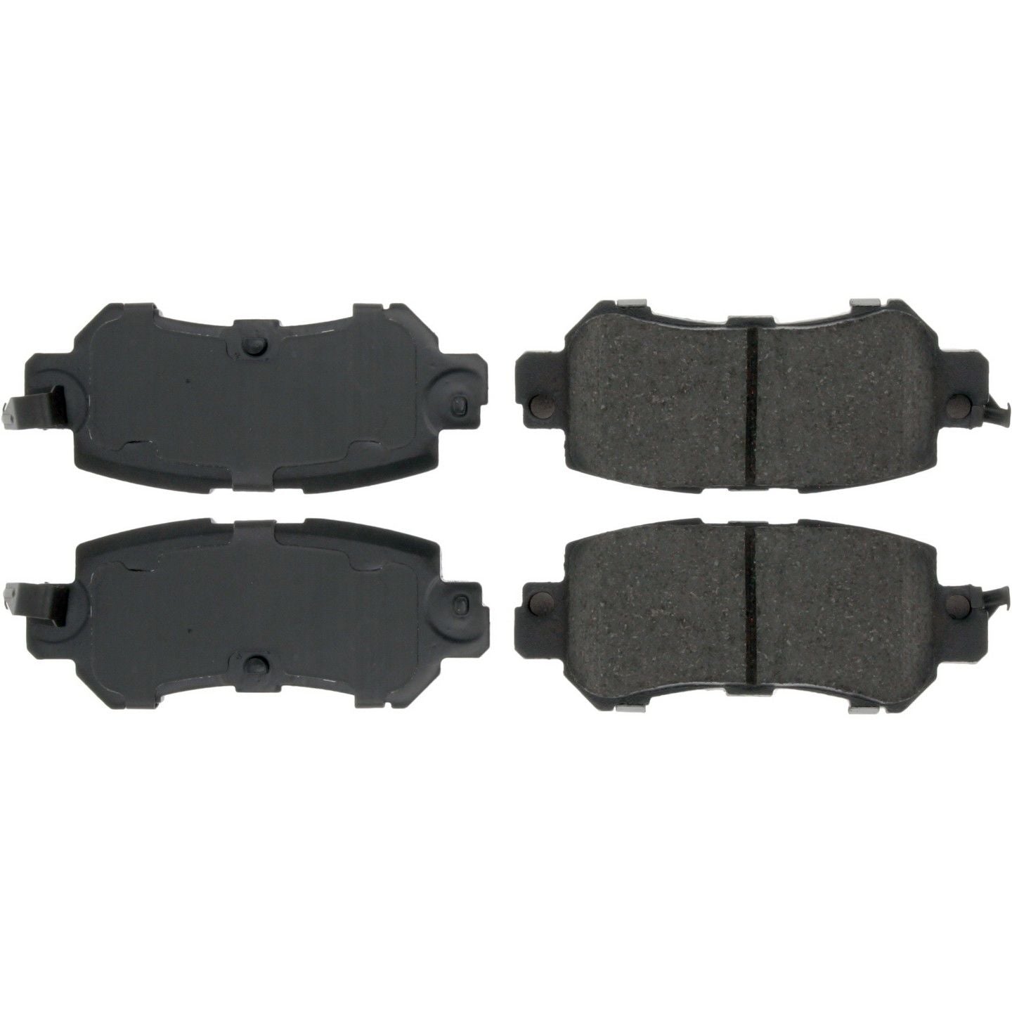 Posi Quiet Ceramic Brake Pads with Hardware  top view frsport 105.16240