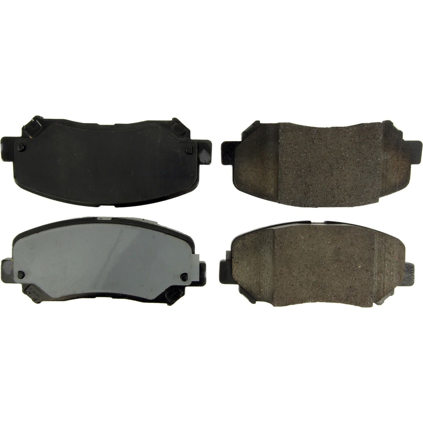 Posi Quiet Ceramic Brake Pads with Hardware  top view frsport 105.16403