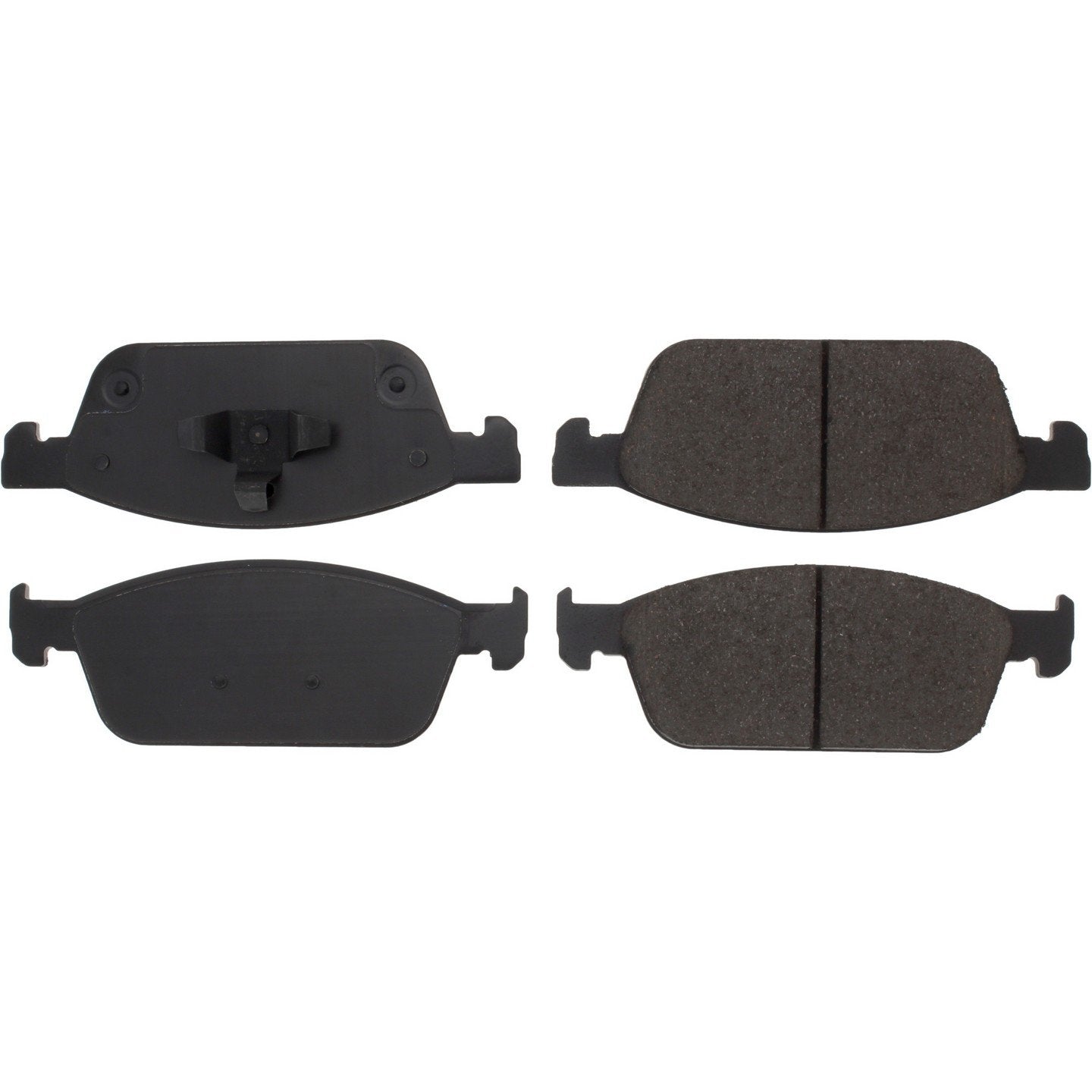 Posi Quiet Ceramic Brake Pads with Hardware  top view frsport 105.16450