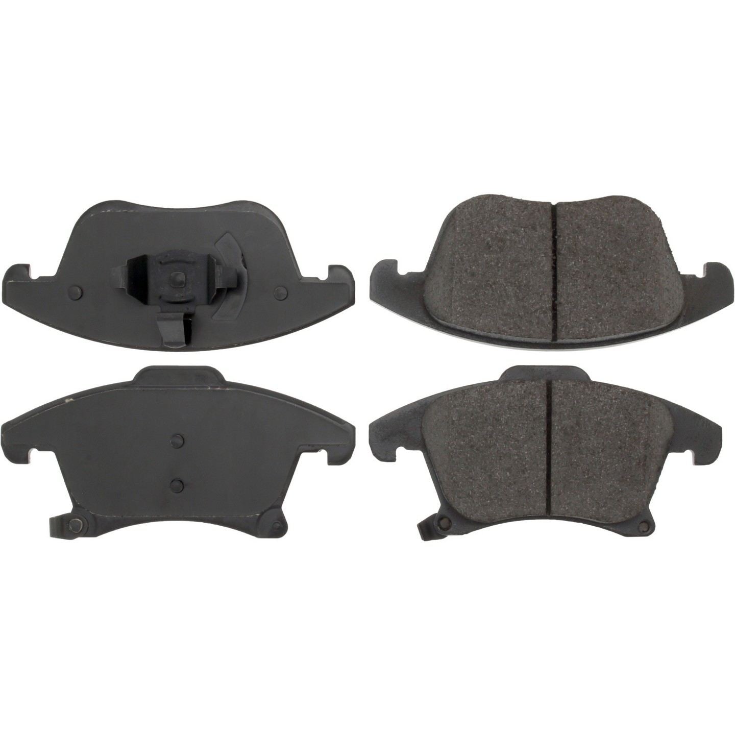 Posi Quiet Ceramic Brake Pads with Hardware  top view frsport 105.16530