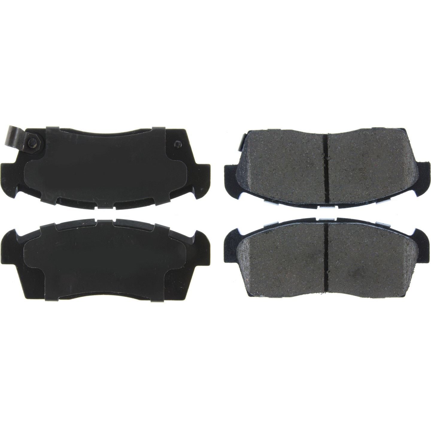 Posi Quiet Ceramic Brake Pads with Hardware  top view frsport 105.16580