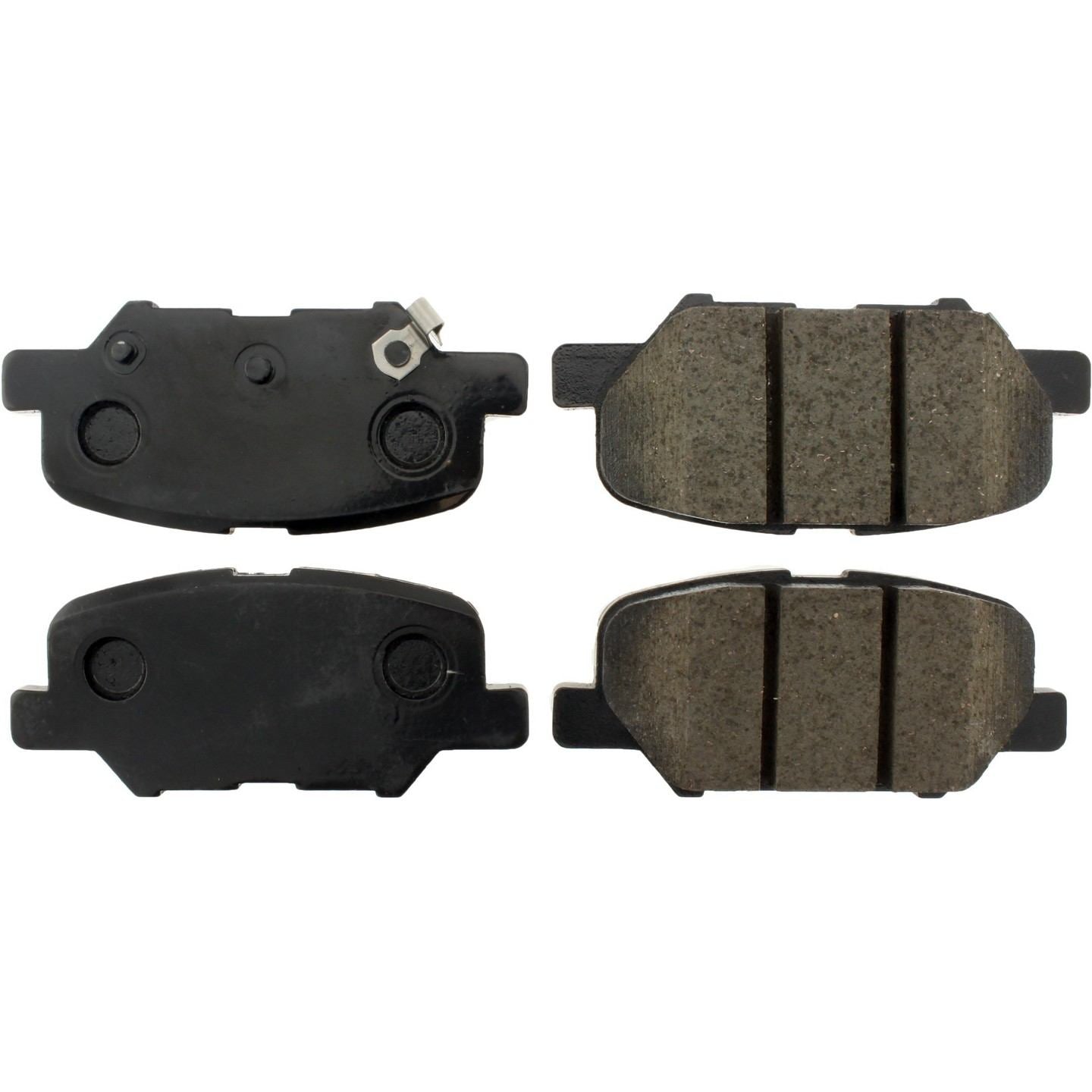 Posi Quiet Ceramic Brake Pads with Hardware  top view frsport 105.16790