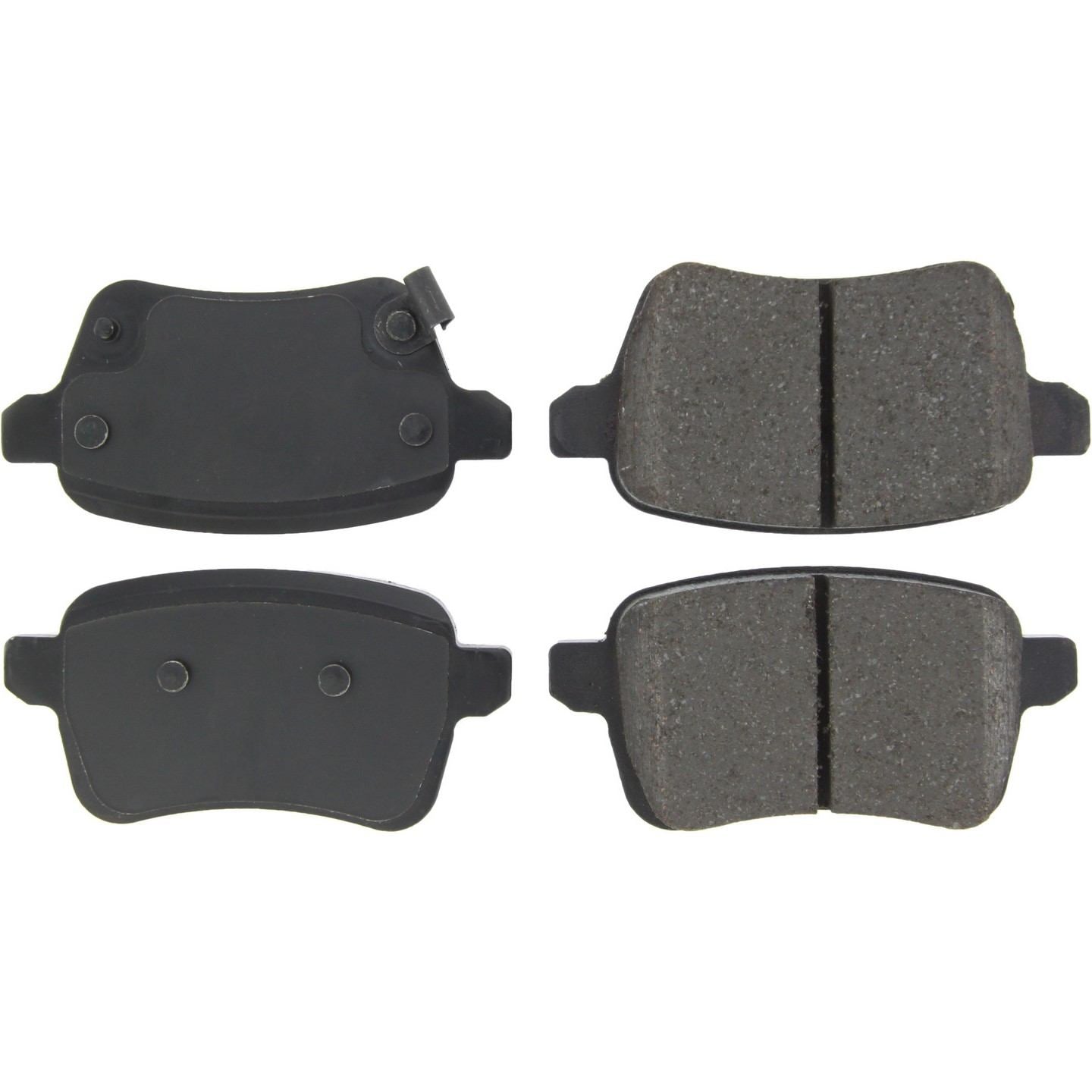 Posi Quiet Ceramic Brake Pads with Hardware  top view frsport 105.17220