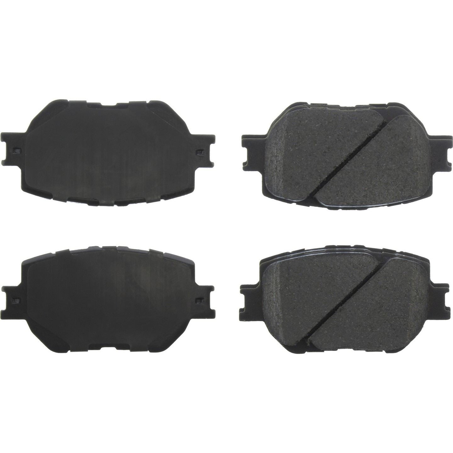 Posi Quiet Ceramic Brake Pads with Hardware  top view frsport 105.17330