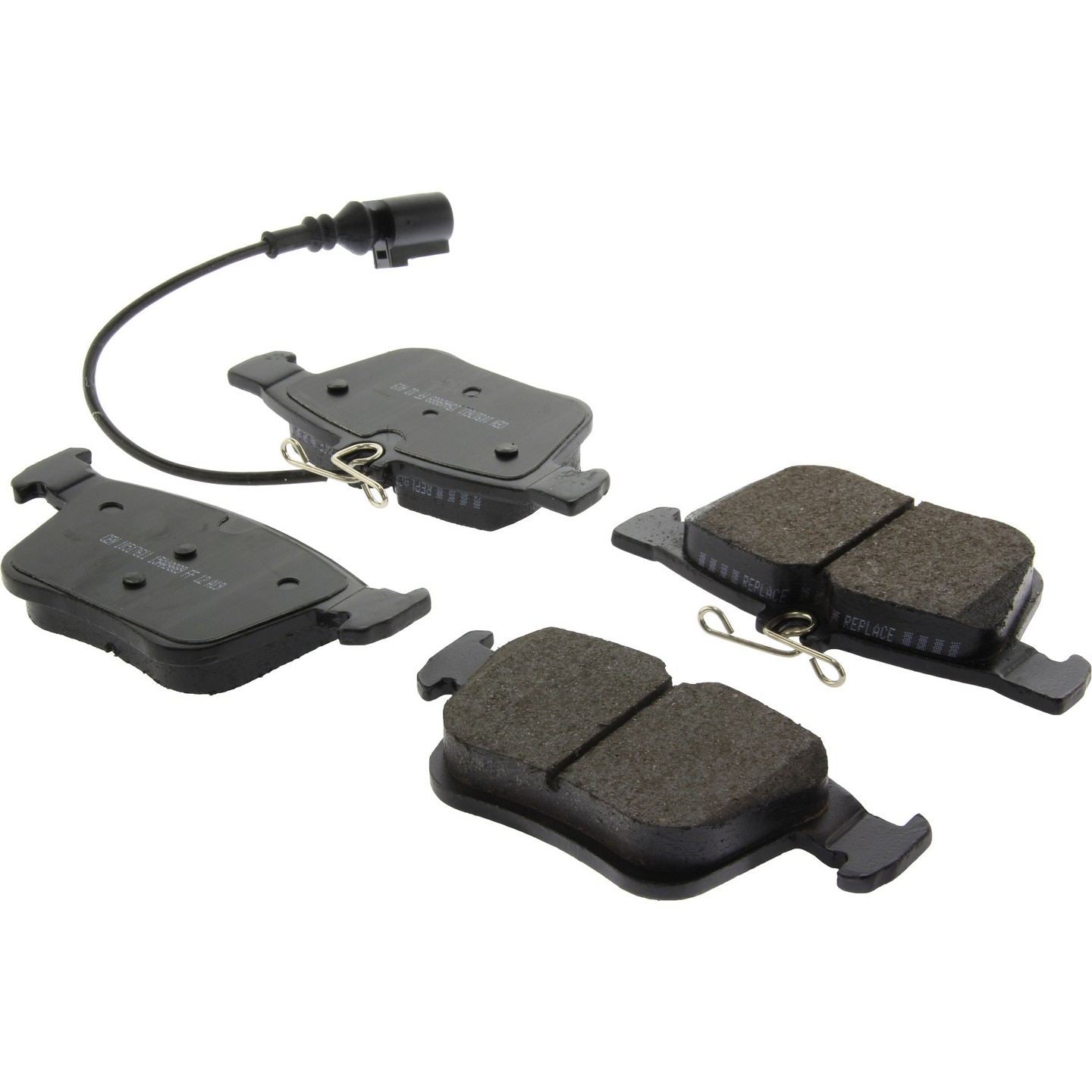 Stoptech Centric PosiQuiet 16-19 Audi RS3/TT Quattro Premium Ceramic Rear Brake Pads 105.17611