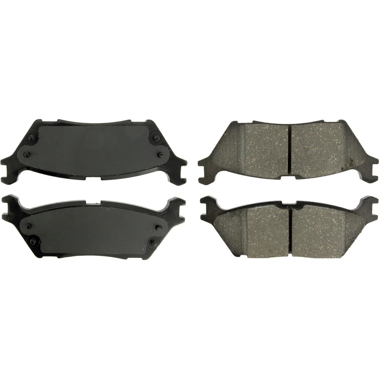 Posi Quiet Ceramic Brake Pads with Hardware  top view frsport 105.17900